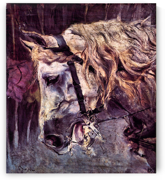 Head of a horse by Giovanni Boldini