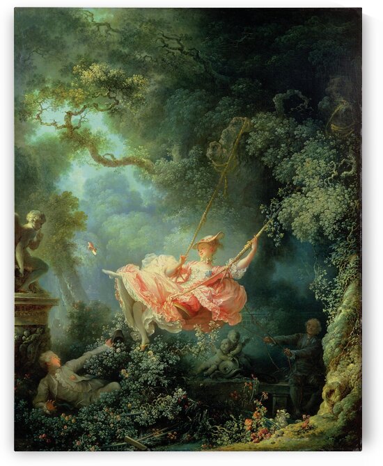 Joean Honor Fragonard: The Swing HD 300ppi by Stock Photography