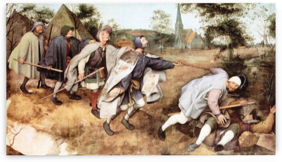 Parabal of the blind men by Pieter Bruegel