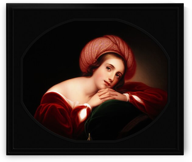 Idealized Portrait by Rembrandt Peale Old Masters Fine Art Reproduction by xzendor7