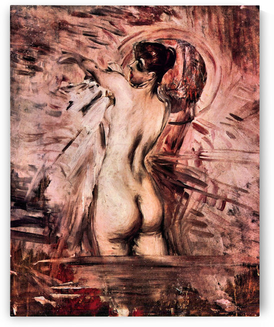 In the laundry by Giovanni Boldini