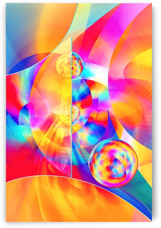 4th Dimension - Abstract Art XVII by ARTenyo art