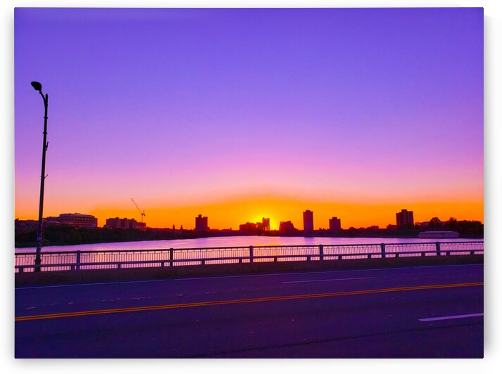 Vibrant Boston Sunset by Malin Linford