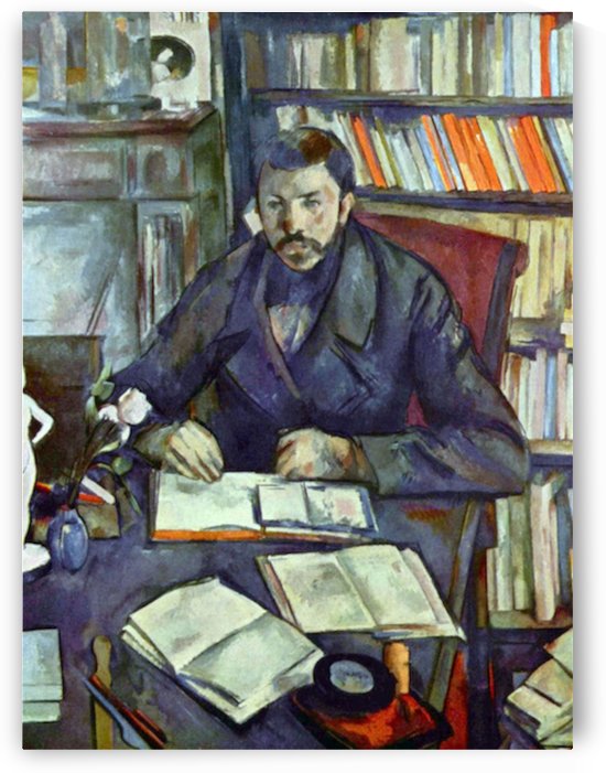 Portait of Gustave Geffroy by Cezanne