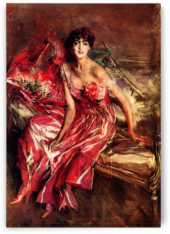 Lady in Red by Giovanni Boldini
