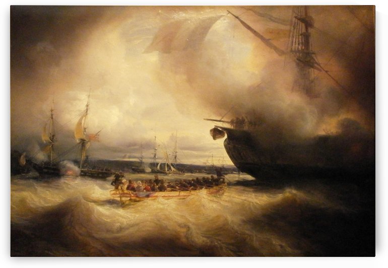 Louis-Philippe et sa famille dans la rade de Cherbourg, le 3 septembre 1833 by Jean Antoine Theodore de Gudin