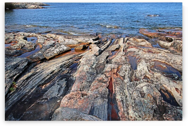 The Rock Of Wreck Island II by Deb Oppermann