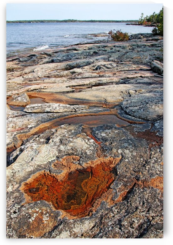 The Rock Of Wreck Island VI by Deb Oppermann