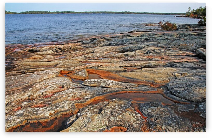 The Rock Of Wreck Island VIII by Deb Oppermann