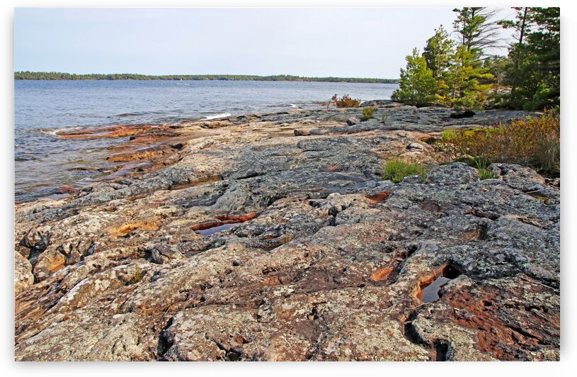 The Rock Of Wreck Island IX by Deb Oppermann