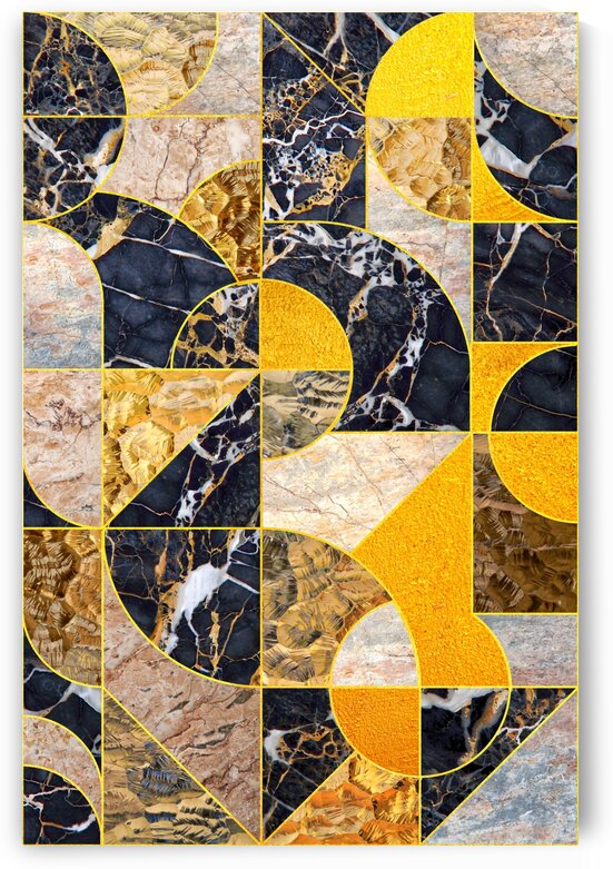 Geometric Marble I by Art Design Works