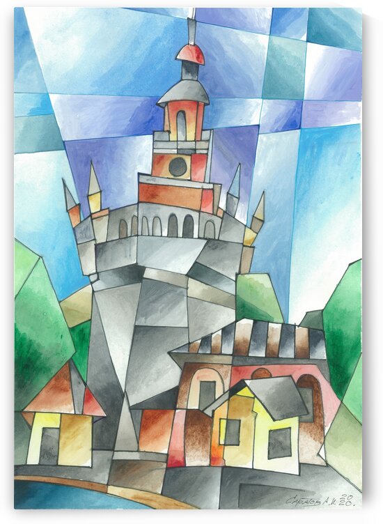 View of the Sergiev Posad Lavra by Andrey Saratov