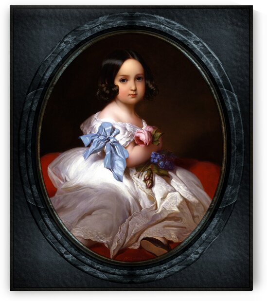 Princess Charlotte of Belgium by Franz Xaver Winterhalter Old Masters Fine Art Reproduction by xzendor7