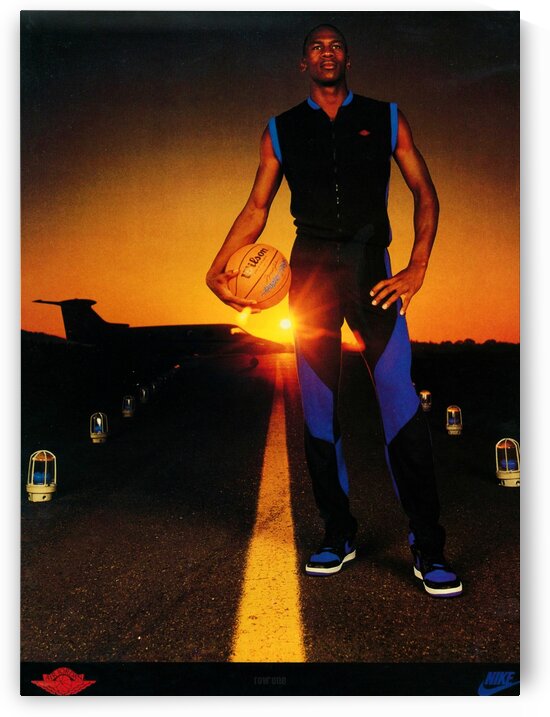 1985 Royal Air Jordan 1 Poster by Row One Brand