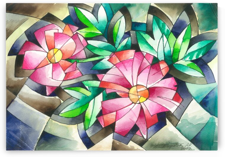 peonies by Andrey Saratov