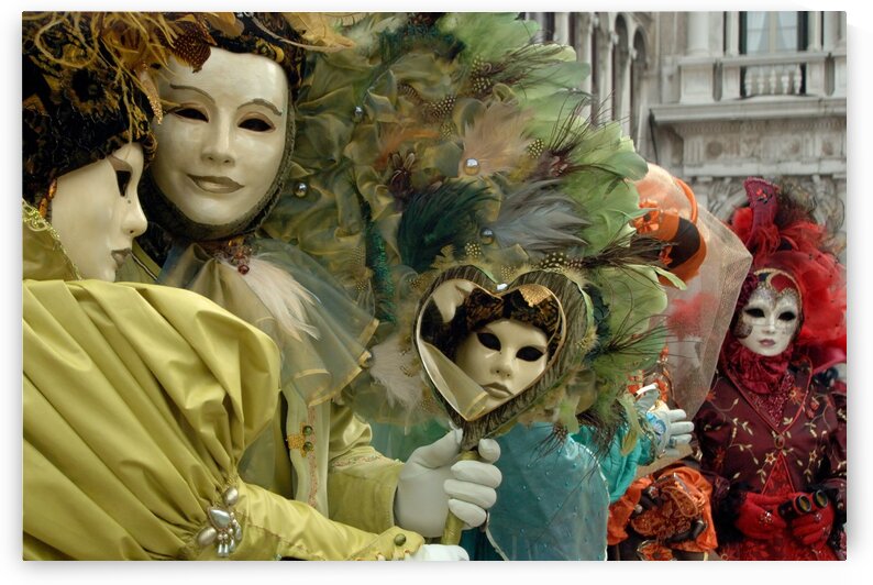 Mirror of love in Venice by Henry Pontual