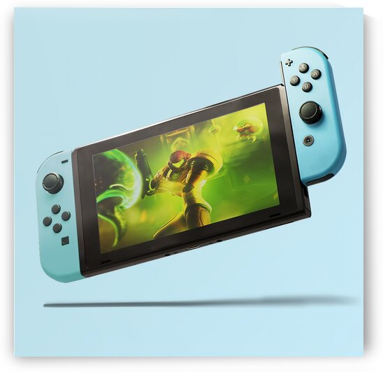 Nintendo Switch Blue by CarlosDoesPhoto