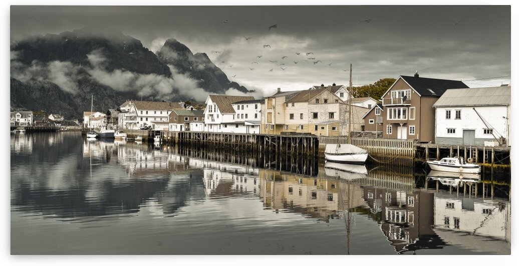 Fishing village, Lofoten, Norway by Assaf Frank