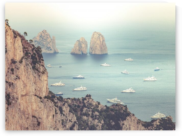 The Faraglioni Cliffs, Capri, Italy by Assaf Frank