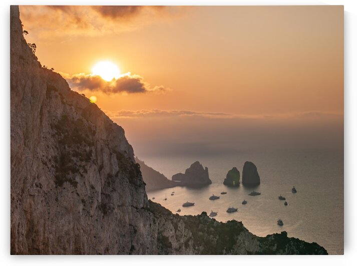 The Faraglioni Cliffs, Capri, Italy by Assaf Frank