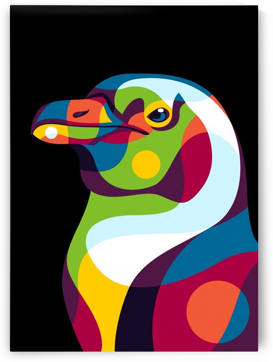 Penguin Pop Art Illustration by wpaprint