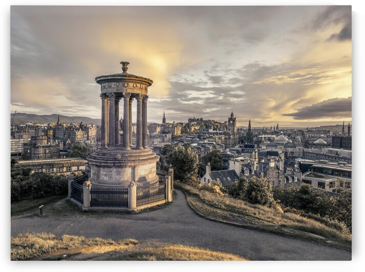 A view from Carlton Hill, Edinburgh, Scotland by Assaf Frank