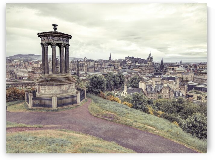 Edinburgh from Calton Hill, Scoatland by Assaf Frank