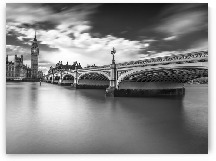 Westminster bridge with Big Ben, London, UK by Assaf Frank