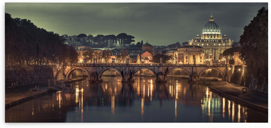 View of Basilica di San Pietro in Vatican, Rome, Italy by Assaf Frank
