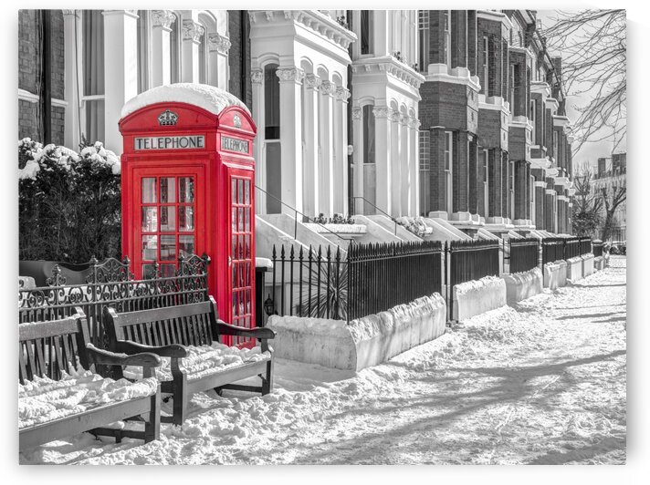 Maida Vale in snow, London by Assaf Frank