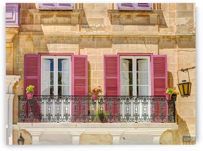 Traditional Maltese house in Mdina, Malta by Assaf Frank