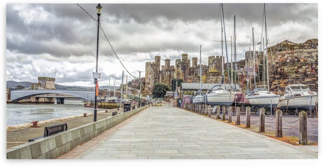 Conwy harbour, North Wales coast by Assaf Frank