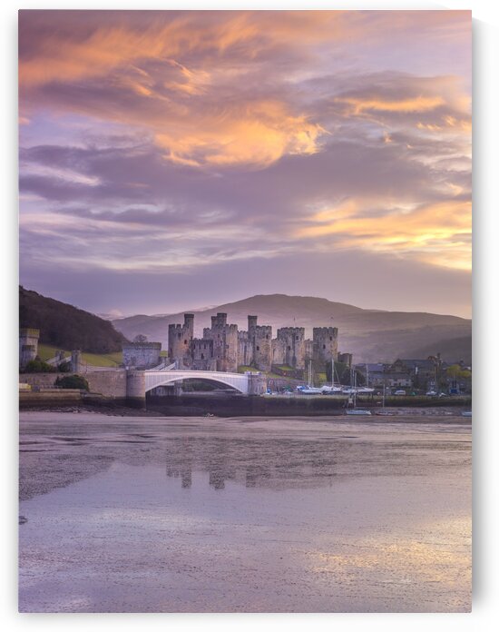 Conwy castle, North Wales coast by Assaf Frank
