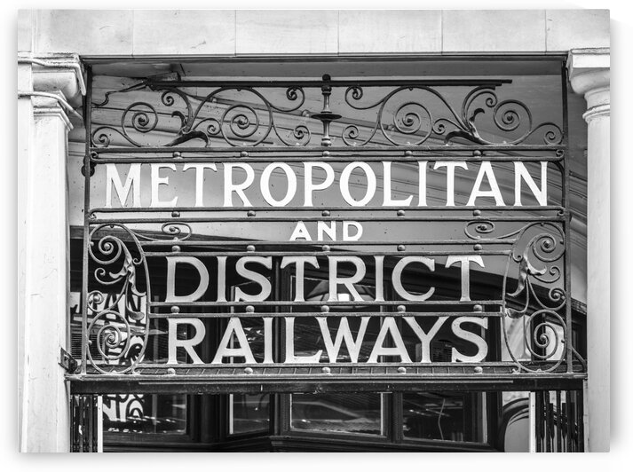 Metropolitan Railways Sign by Assaf Frank