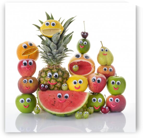 Funny mixed fruits by Assaf Frank