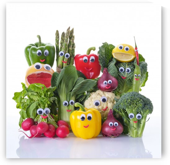 Funny mIx vegetables by Assaf Frank