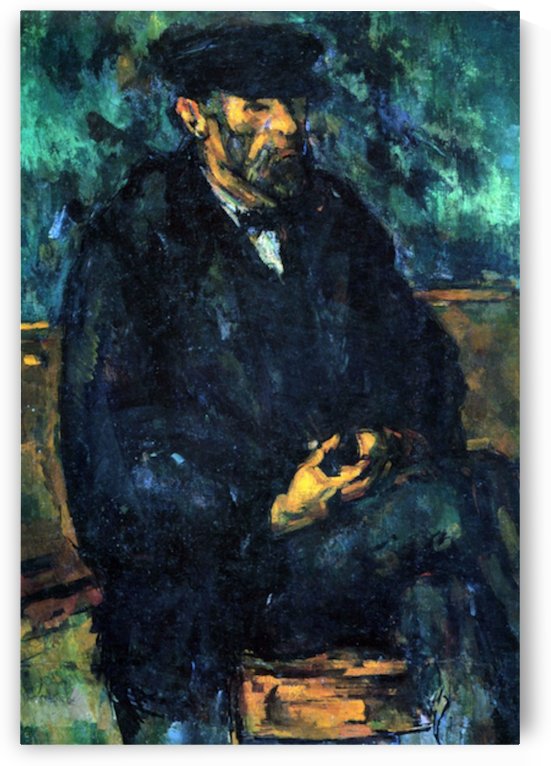 Portrait of Vallier by Cezanne