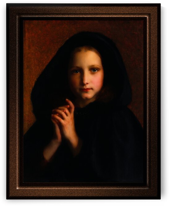 Femme Dans Un Manteau by Adolphe Piot Classical Fine Art Old Masters Xzendor7 Remastered Reproduction by xzendor7