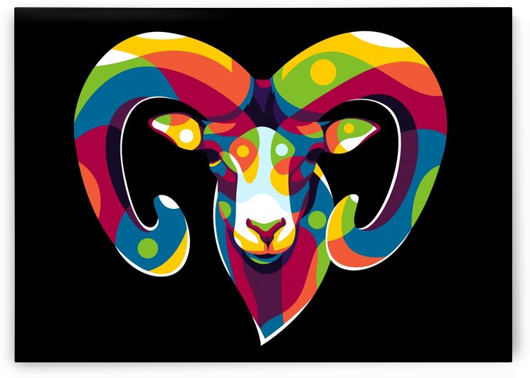 The Mouflon Great Horn by wpaprint