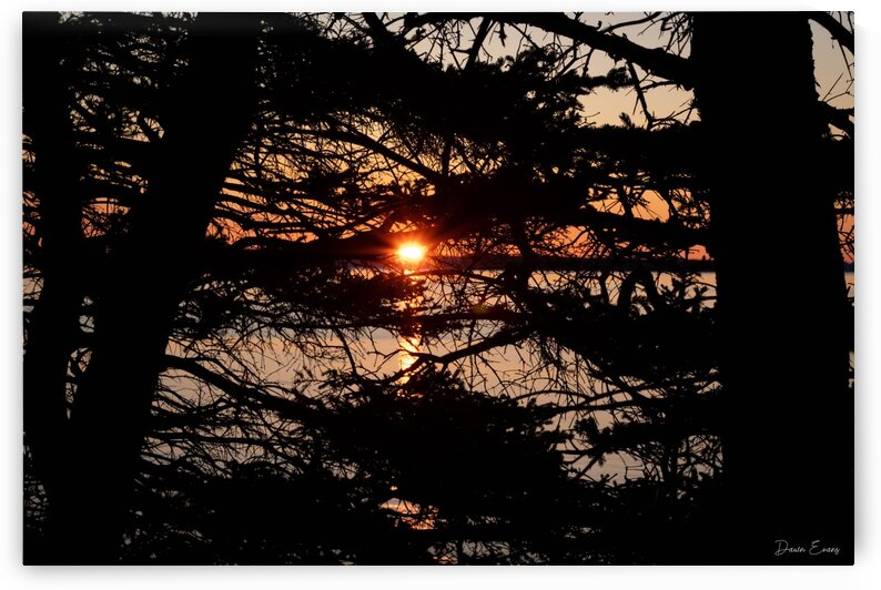 Sunset at Topsail Beach by Dawn Evans