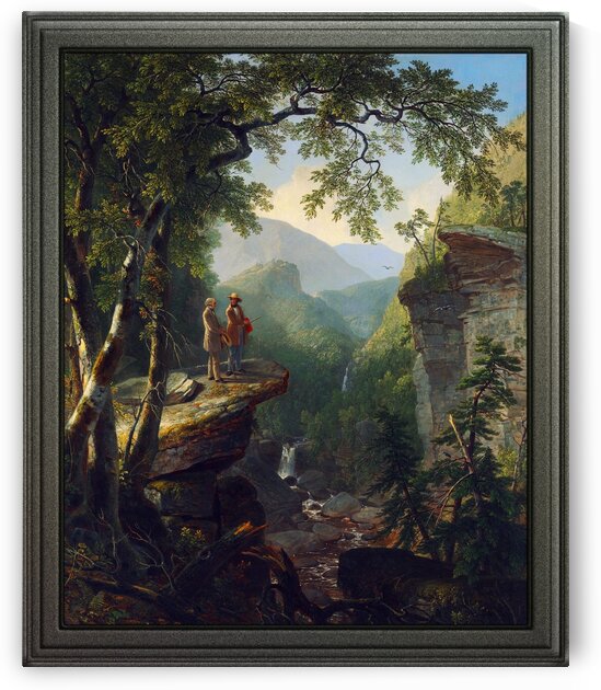 Kindred Spirits by Asher Brown Durand Old Masters Reproduction by xzendor7