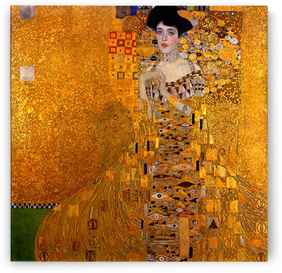 Gustav Klimt: Portrait of Adele Bloch-Bauer I - The Lady in Gold HD 300ppi  by Stock Photography