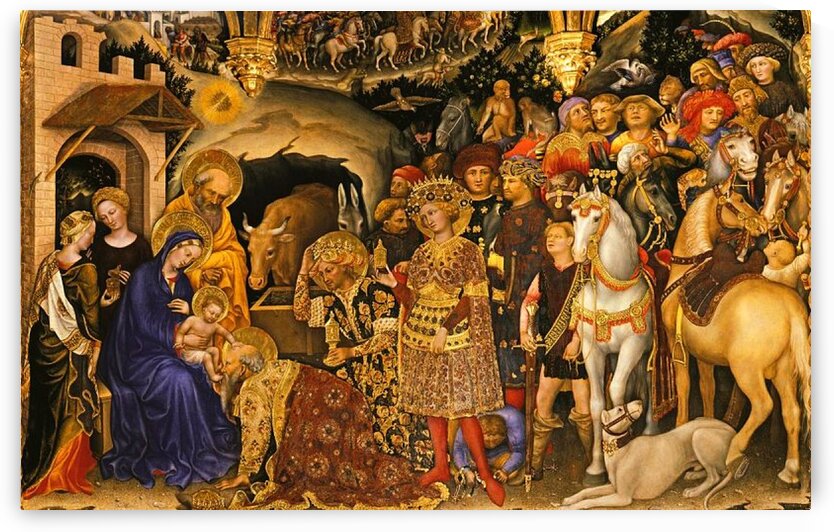 Leonardo da Vinci: Adoration of the Magi - HD 300ppi  by Stock Photography