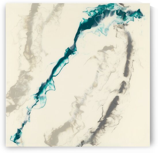 Teal Expressions 04 by Carla White