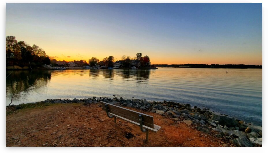 Lake Life Sunset by The NC Geek