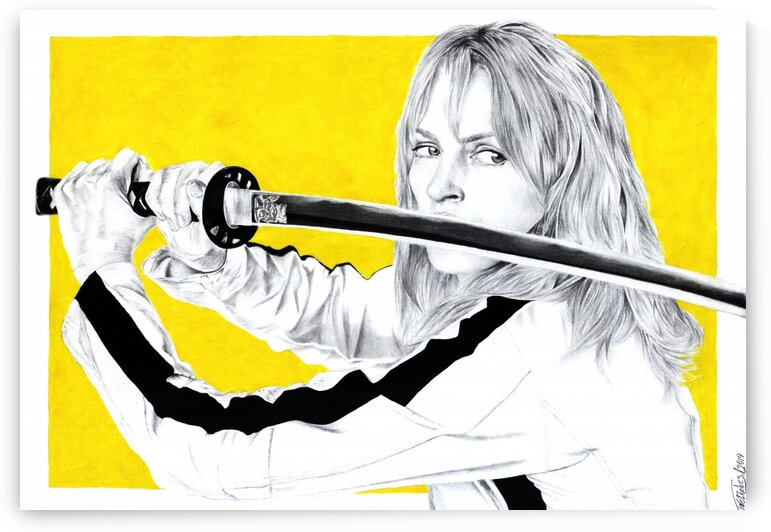 Black Mamba - pencil on paper by Tpencilartist