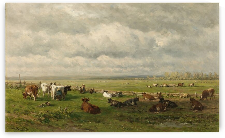 ウィレム・ルーロフス　Willem Roelofs オランダ画家　版画家 ウィレム・ルーロフス Willem Roelofs オランダ画家 版画家