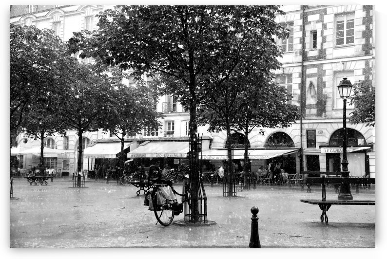 Place du Marche Sainte Catherine by Bill Osuch