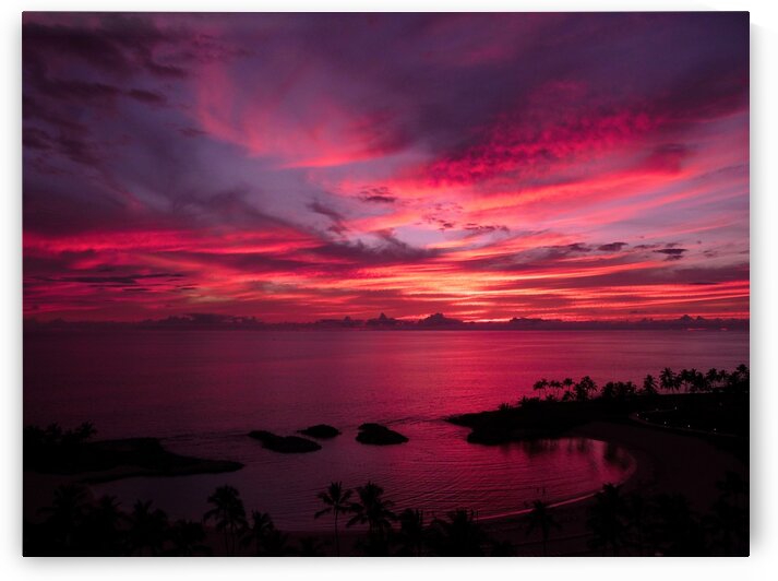 Bliss One - Pink and Purple Kissed Skies Over Hawaii by 360 Studios