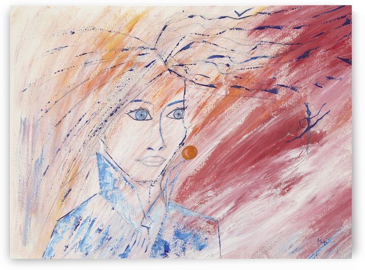 Flying Lady. by Martine Harris